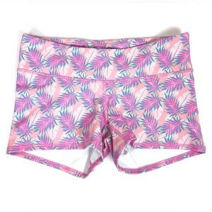 Tough Mode 3" Compression Booty Shorts Polynesian Paradise